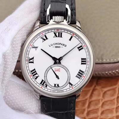 Chopard L.U.C 161923-1001 1:1 Best Edition Replica Watch Black Strap